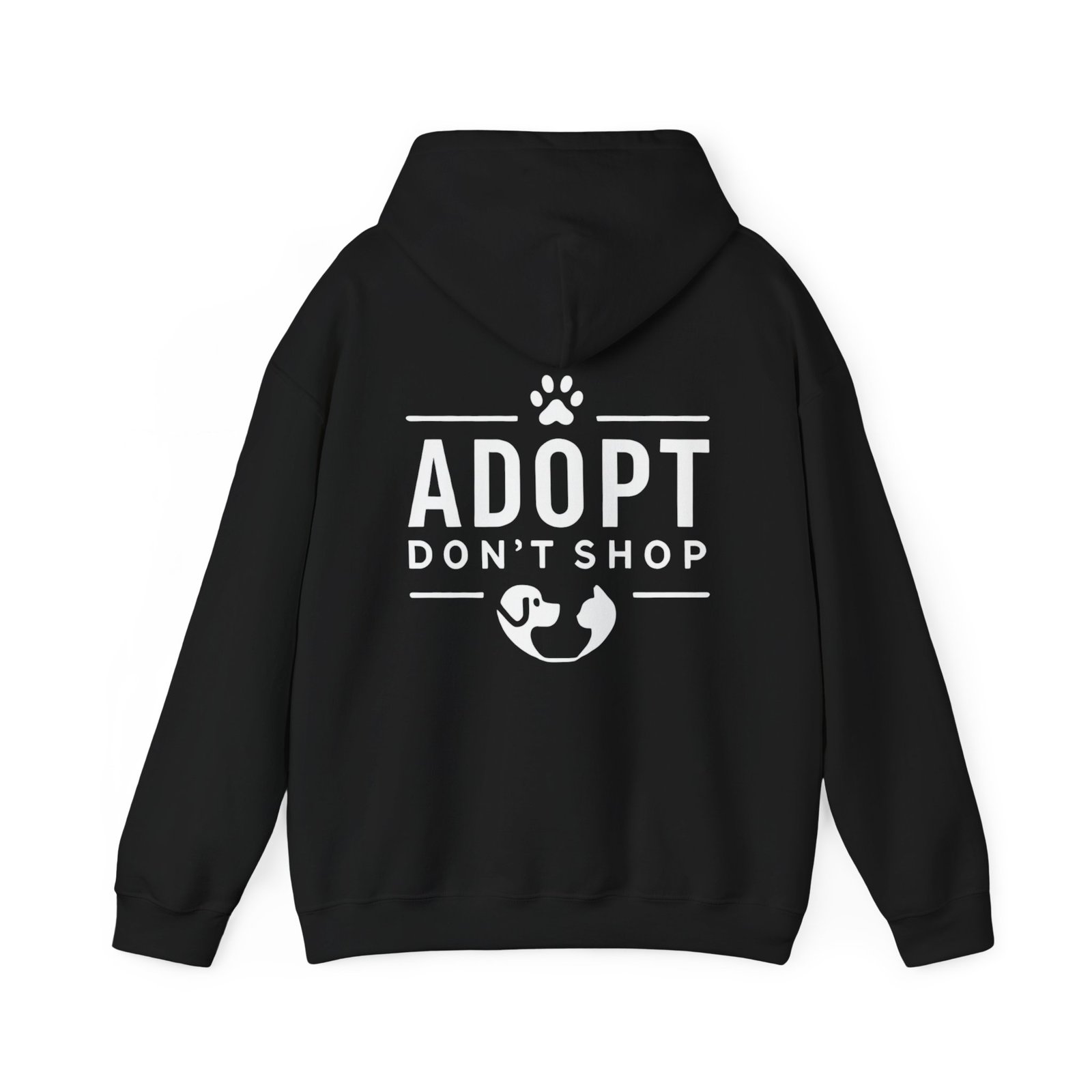 Adopt Don't Shop Hooded Sweatshirt by Pawrpose - Image 5