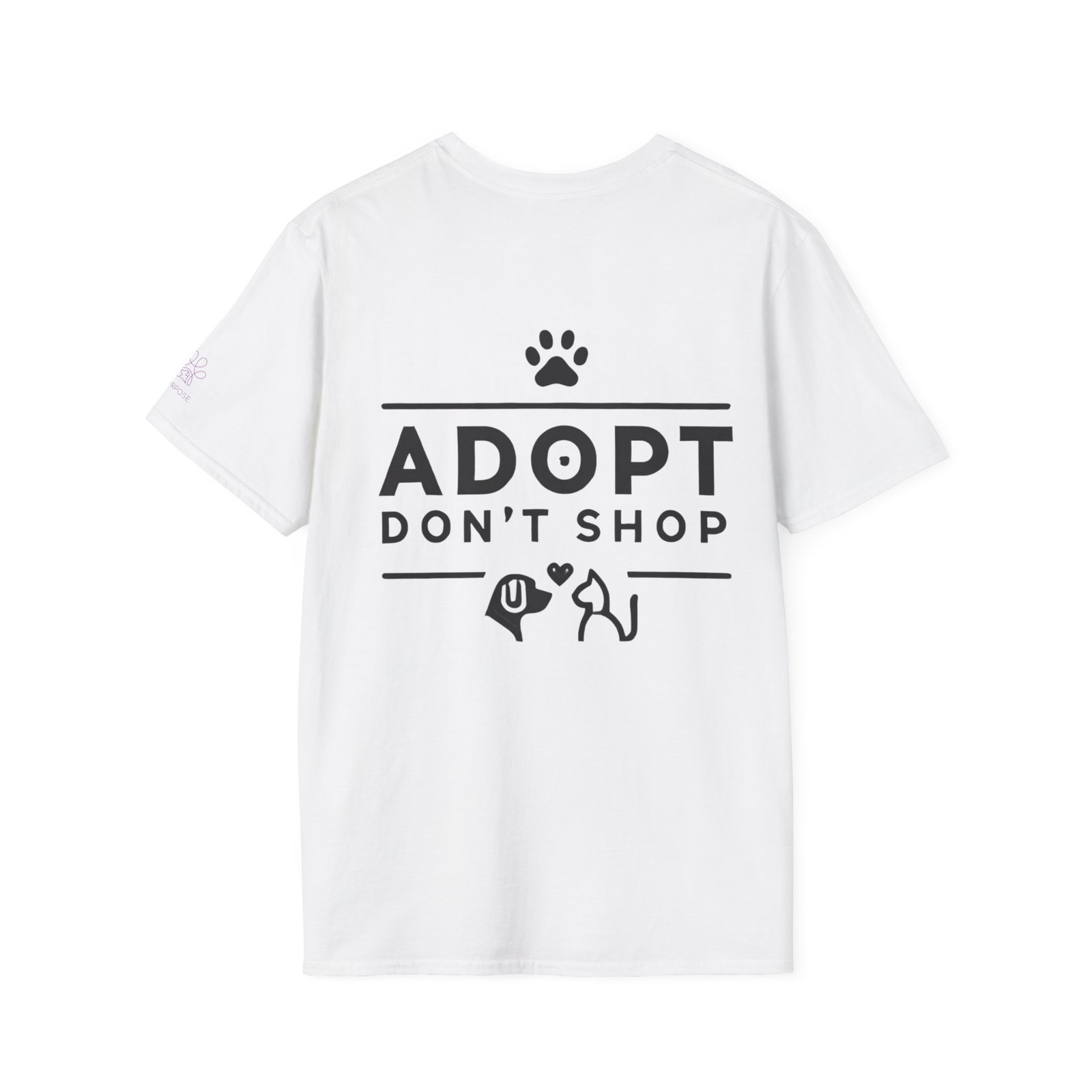 Adopt Don't Shop T-Shirt by Pawrpose
